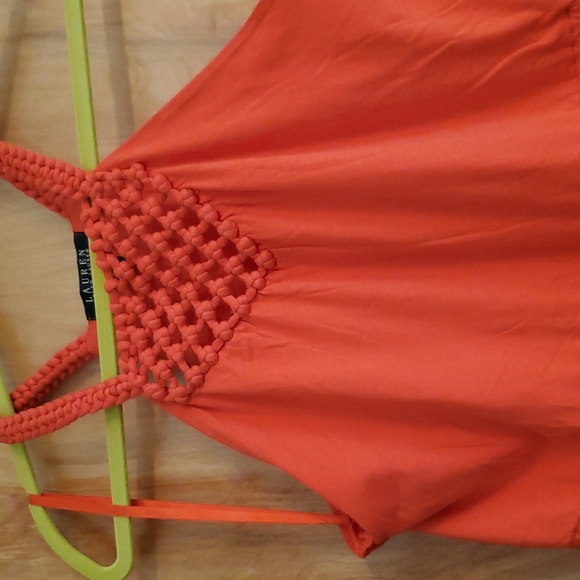 Lauren Ralph Lauren dress.Cotton lined 3/4 down from bodice. Great condition - Picture 2 of 2